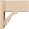 Ekena Millwork 7 1/2-in W x 14-in D x 14-in H Balboa Block Rough Cedar Woodgrain TimberThane Outlooker, Primed Tan OUTUR075X14X14BOA44RCPR - alternate 5